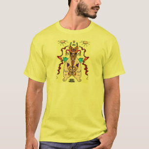 Camiseta T temível da simetria (cor)