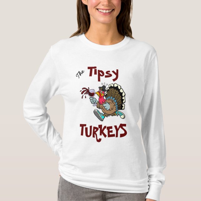 Camiseta T Tipsy de Turquia (Frente)