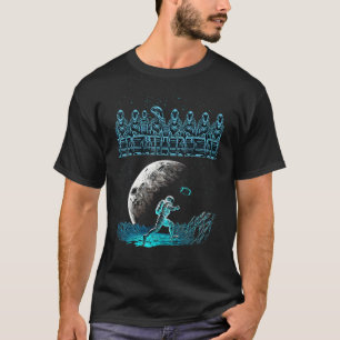 Camiseta T Trippy Astronauta T Alien T Futebol Psicodélico