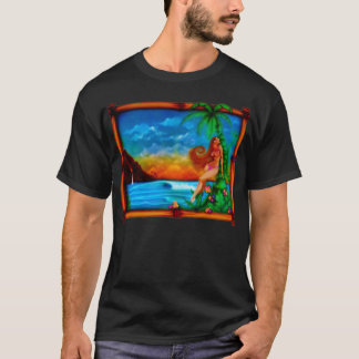 Camiseta T tropico do verão