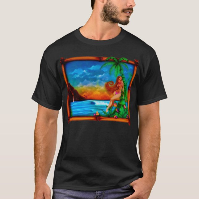 Camiseta T tropico do verão (Frente)
