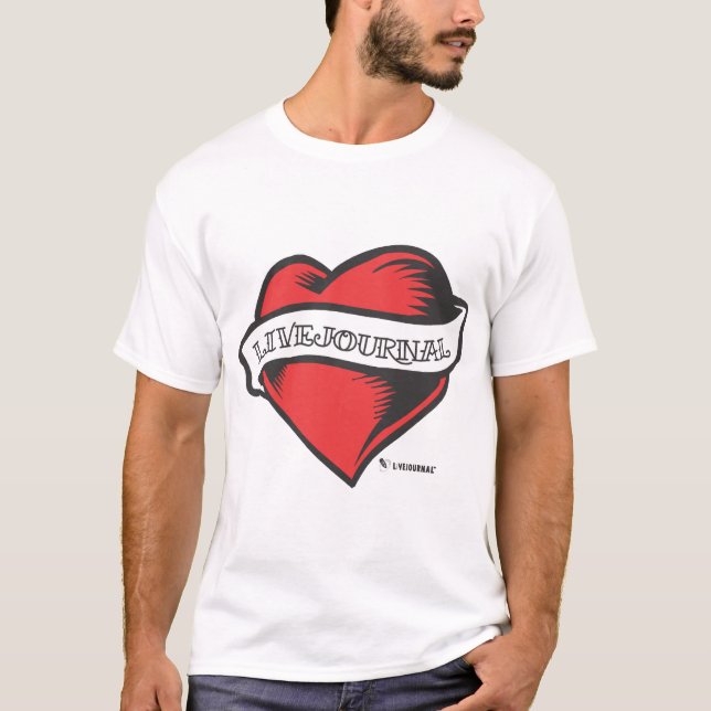 Camiseta t Ultra-macios da forma (tatuagem de LiveJournal) (Frente)