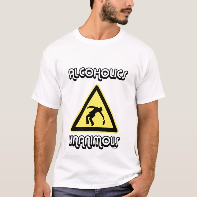 CAMISETA T UNÂNIME DOS ALCOÓLICOS (Frente)