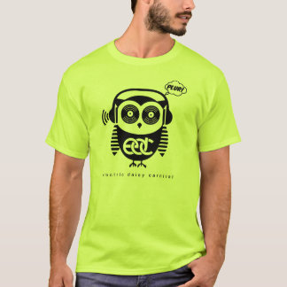 Camiseta T unisex da coruja do EDC