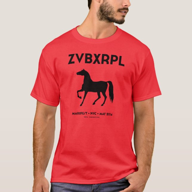 Camiseta T unisex de ZVBXRPL (vermelho) (Frente)