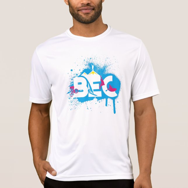 Camiseta T unisex dos esportes da edição do BEC RAD (Frente)