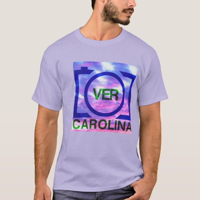 Camiseta T V2 do logotipo de VerCarolina (Frente)