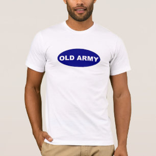 Camiseta T velho do exército