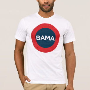 Camiseta T vermelho, branco e azul de Obama grande