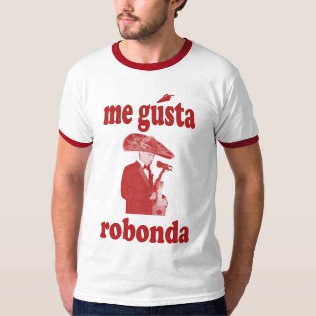 CAMISETA T VERMELHO DE ROBBY (Frente)