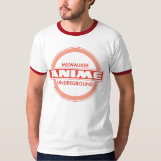 Camiseta T vermelho subterrâneo do Anime de Milwaukee!