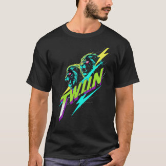 Camiseta t.W.i.N Thrash Metal Neon Logo T-Shirt