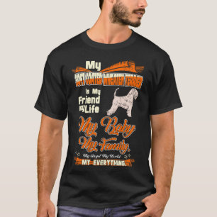 Camiseta T Wheaten brandamente revestido da família da vida