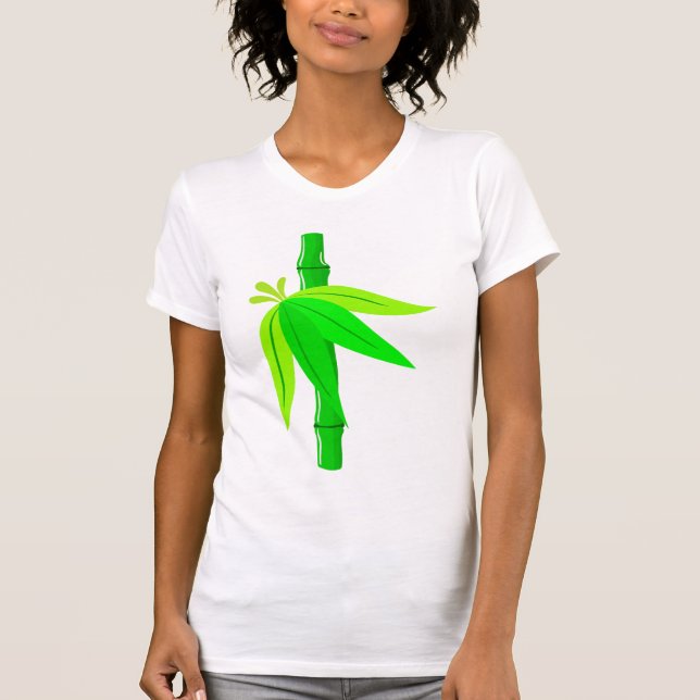 Camiseta T-Womens do Bambu (Frente)