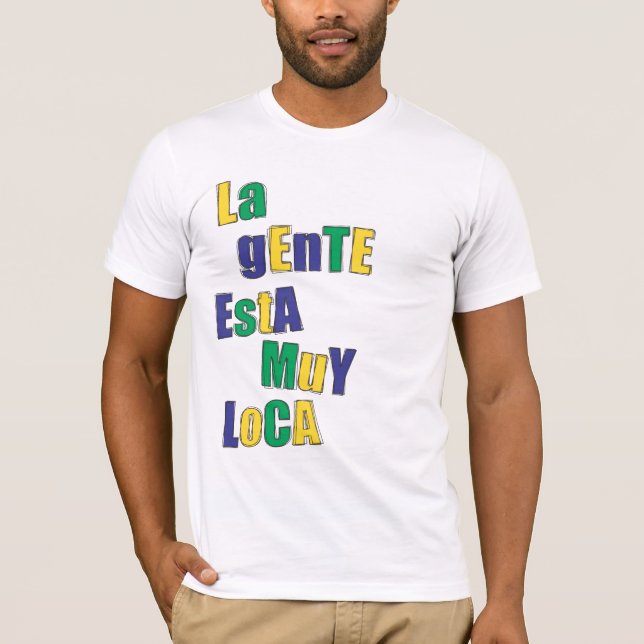 Camiseta T Yellow|Green|Blue dos locus (Frente)