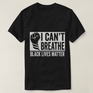 Camiseta TA55-Não Posso Respirar Vidas Negras Importam Just