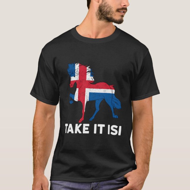 Camiseta Tã × Lt Evolução Dos Cavalos Islandeses T (Frente)