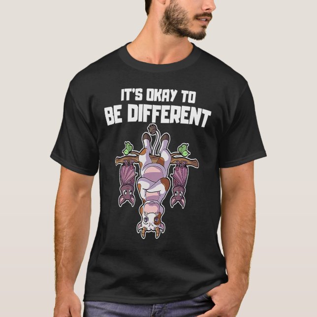 Camiseta Tá tudo bem ser diferente Sei Anders Cow Bat  3 (Frente)
