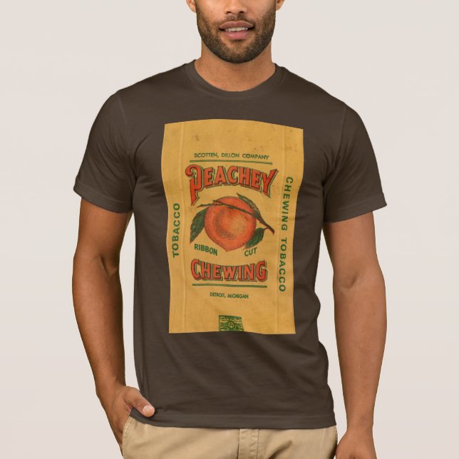 Camiseta Tabaco de mastigação de Peachey (Frente)