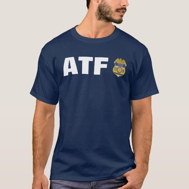 CAMISETA TABACO E ARMAS DE FOGO DO ÁLCOOL DO ATF (Frente)