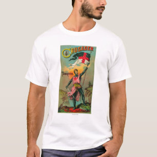 Camiseta Tabaco LabelPetersburg do cruzado, VA