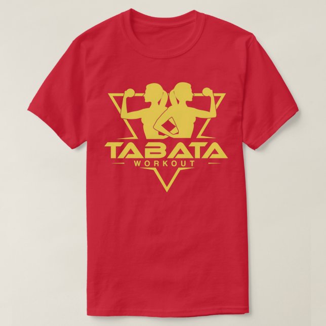 Camiseta Tabata Workout Design para Mulheres 2 (Frente do Design)