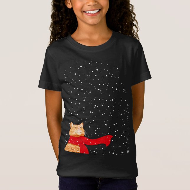 Camiseta Tabby ama neve (Frente)