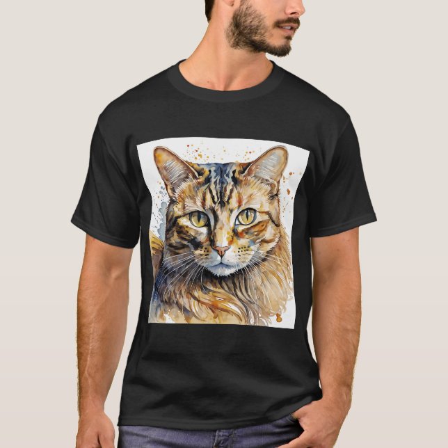 Camiseta Tabby Cat (Frente)