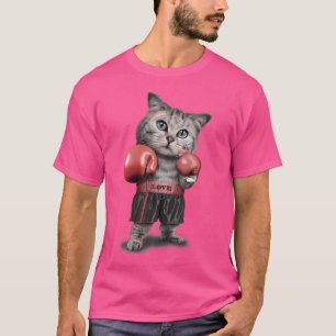 Camiseta Tabby Cat As Boxion Boxer