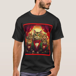 Camiseta Tabby Cat Choir