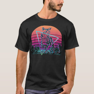 Camiseta Tabby Cat Retro T-Shirt