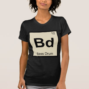 Camiseta Tabela Periódica da Música da Bateria - Bd