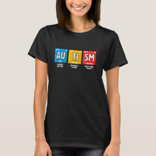 Camiseta Tabela Periódica da Química Conscientização do Aut