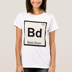 Camiseta Tabela Periódica da Química da Música do Bumbo