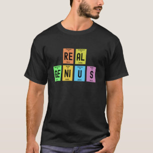 Camiseta Tabela Periódica de Elementos Real Genius Ciência