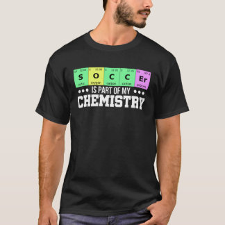 Camiseta Tabela Periódica de Futebol  Futebol é Minha Quími
