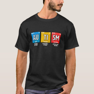 Camiseta Tabela Periódica de Química Conscientização do Aut