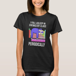 Camiseta Tabela Periódica de Química Engraçada Pun Preguiça