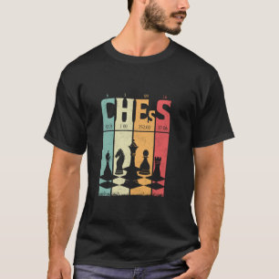 Camiseta Tabela Periódica de Xadrez Jogo de Tabuleiro Diver