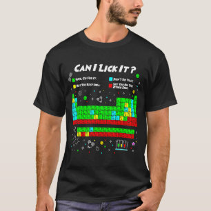 Camiseta Tabela Periódica Engraçada que Crianças Podem Lamb