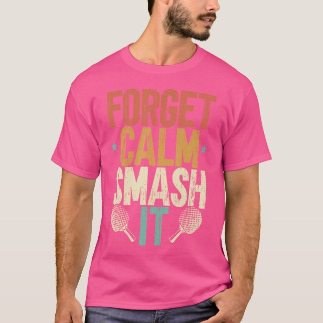 Camiseta Tabl do jogador desportivo Smash Ping Pong Master  (Frente)