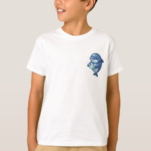 Camiseta Tablet Dolphin Negócios Profissional Azul Crianças