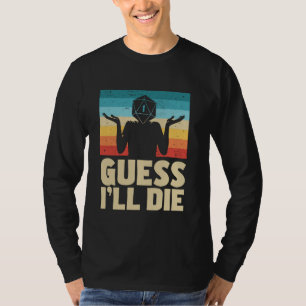 Camiseta Tabletop De Jogos De Jogador Rpg
