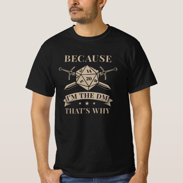 Camiseta Tabletop Game Master Roleplay (Frente)