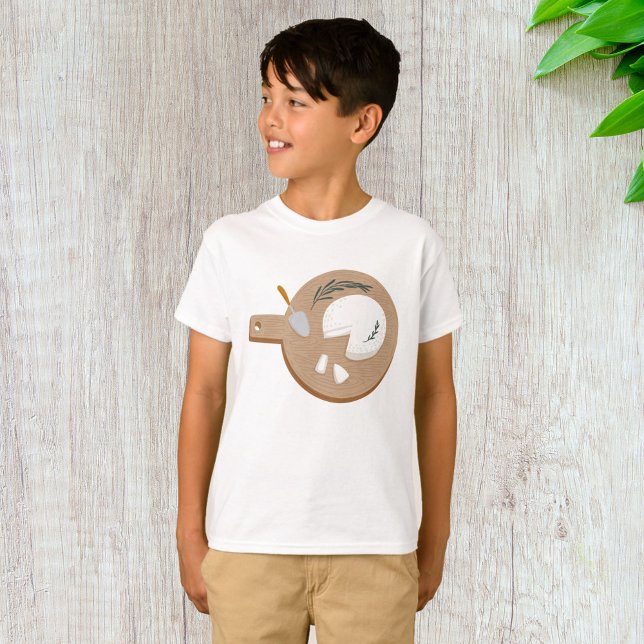 Camiseta Tábua de Queijos com Faca de Brie e Ervas (Criador carregado)