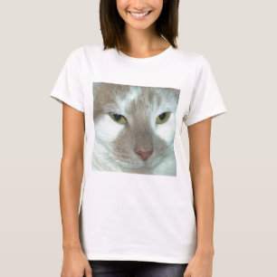 Camiseta Tabuleiro Branco e Laranja
