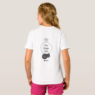 Camiseta Tabuleiro de Cinzas Adoráveis por Nome de etiqueta