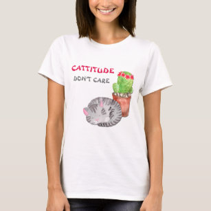 Camiseta Tabuleiro de Cinzas de Cattitude por Gato Não se i