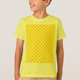 Camiseta Tabuleiro de damas amarelo do clássico da