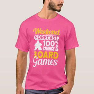 Camiseta Tabuleiro de Jogo de Tabuleiro de Previsão de Fim